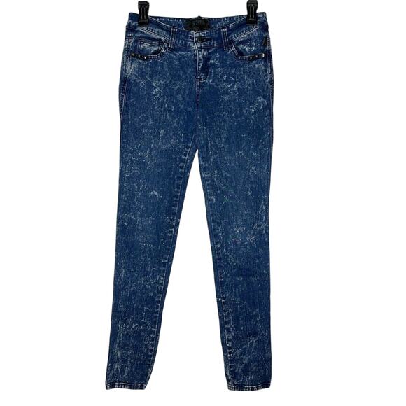 Tripp NYC Women’s Acid Wash Skinny Jeans Blue Stretch Denim Size 5 - Picture 1 of 9